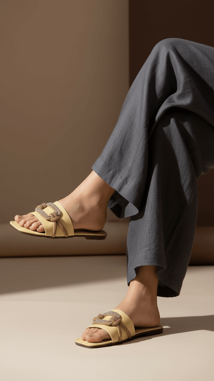 Fawn Casual Slipper For Women CL2089