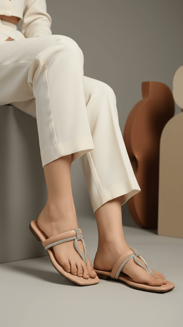 Pink Casual Women Chappal  CL2090