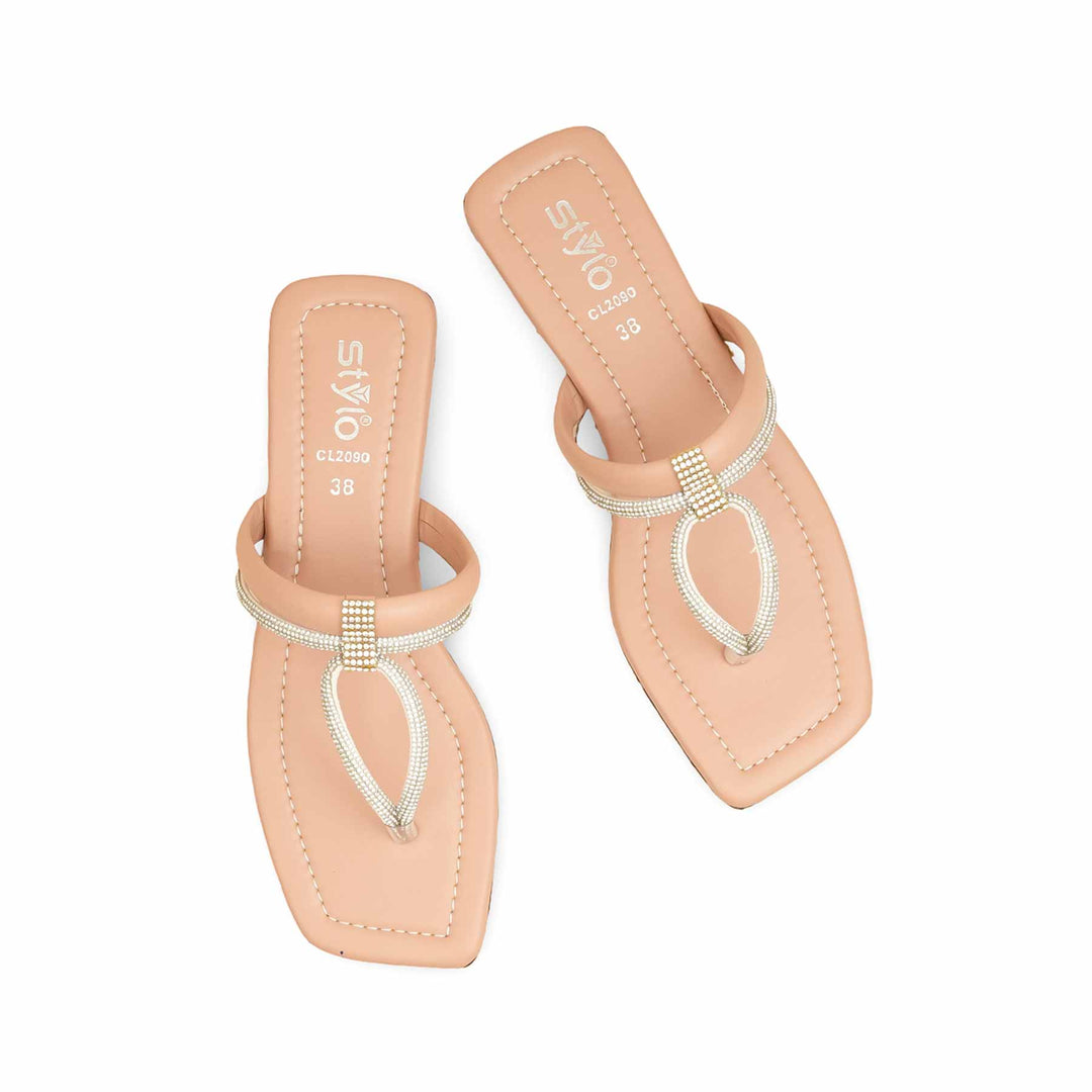 Pink Casual Women Chappal  CL2090
