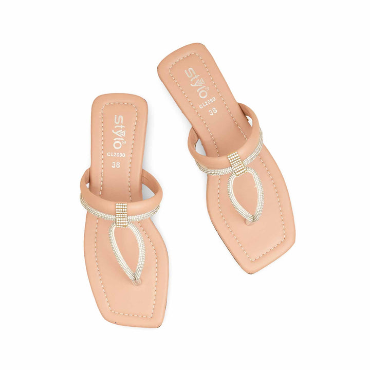 Pink Casual Women Chappal  CL2090