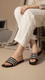 Black Casual Women Slipper CL2091