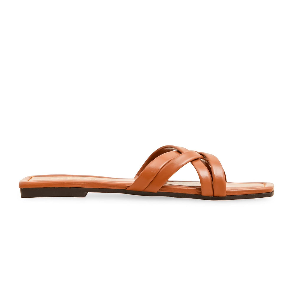 Tan Casual Slipper CL2092
