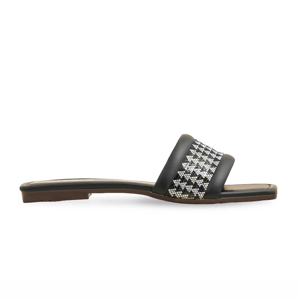 Black Casual Slipper CL2094