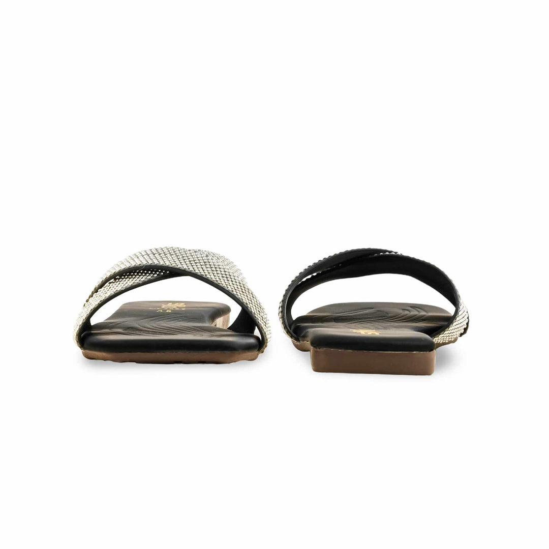 Black Casual Slipper CL2097