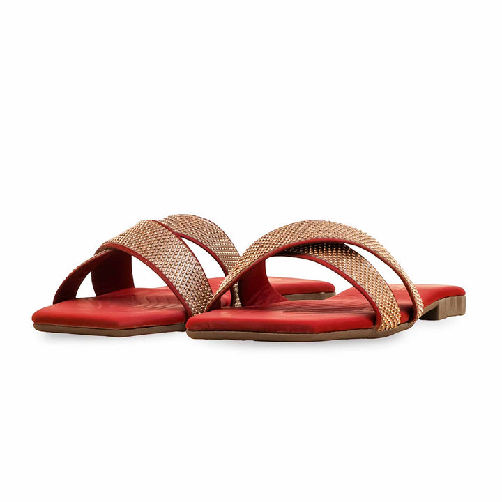 Maroon Casual Slipper For Ladies CL2097