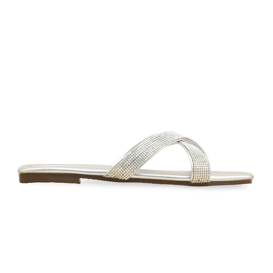 Silver Casual Slipper CL2099