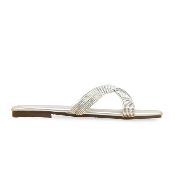 Silver Casual Slipper CL2099