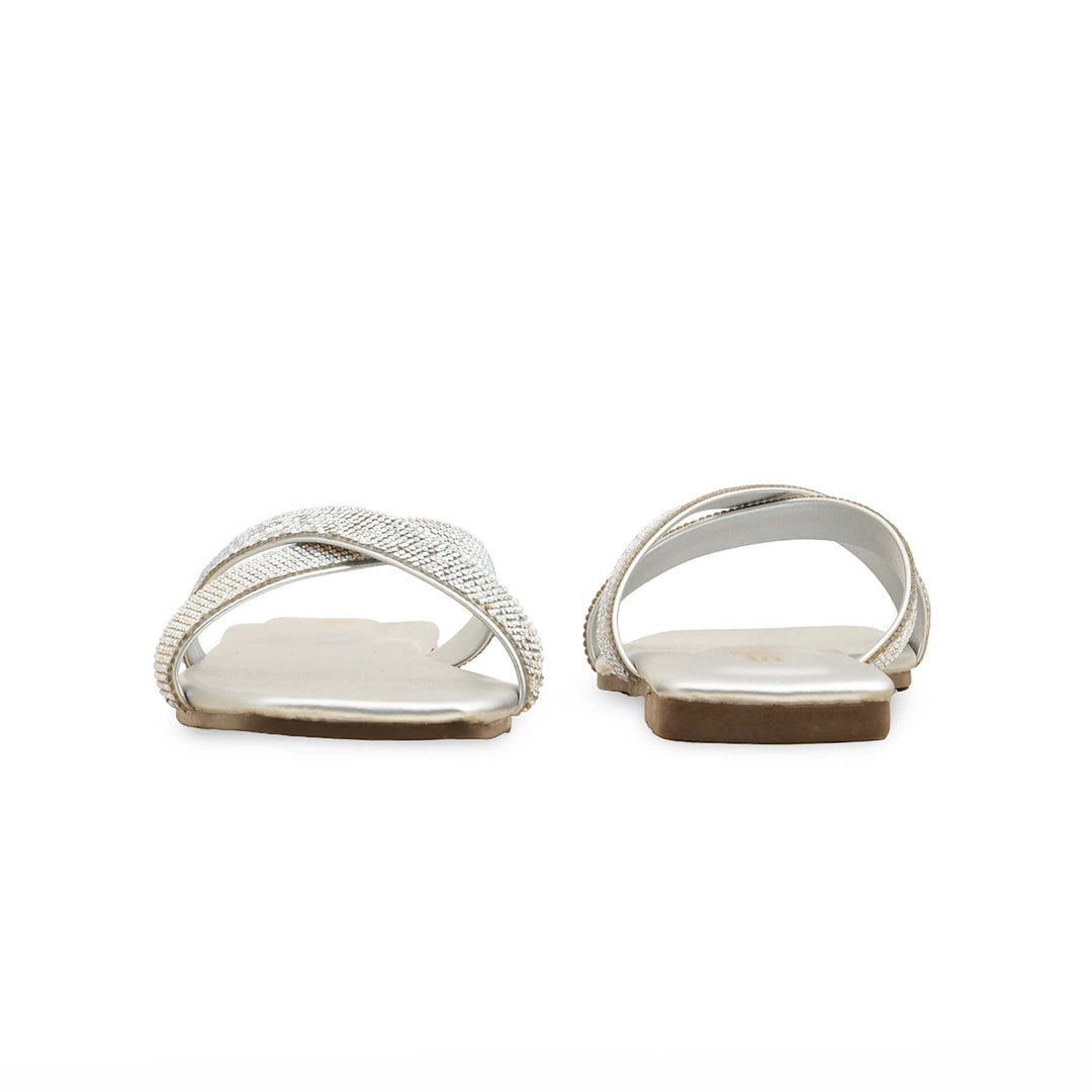 Silver Casual Slipper CL2099