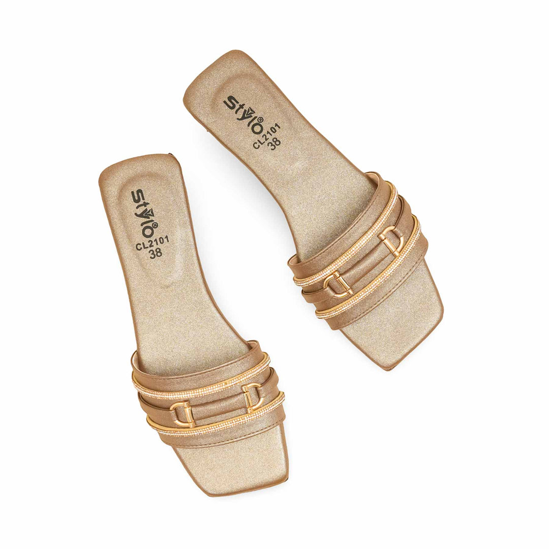 Brown Casual Slipper For Women CL2101