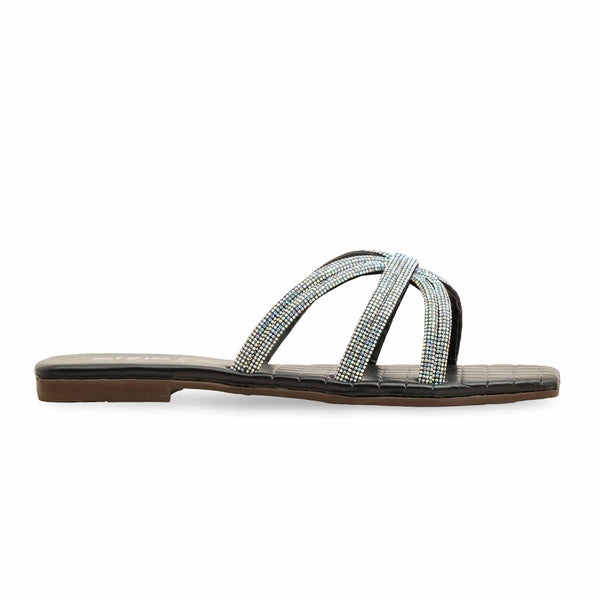 Black Casual Slipper CL2102