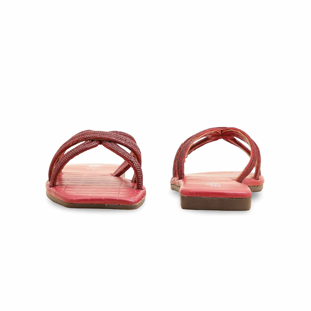 Maroon Casual Slipper CL2102