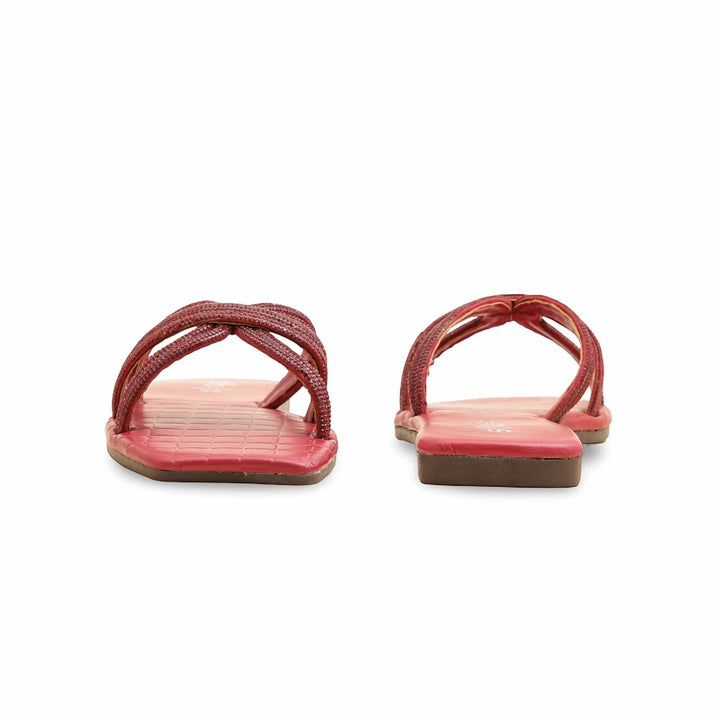 Maroon Casual Slipper CL2102