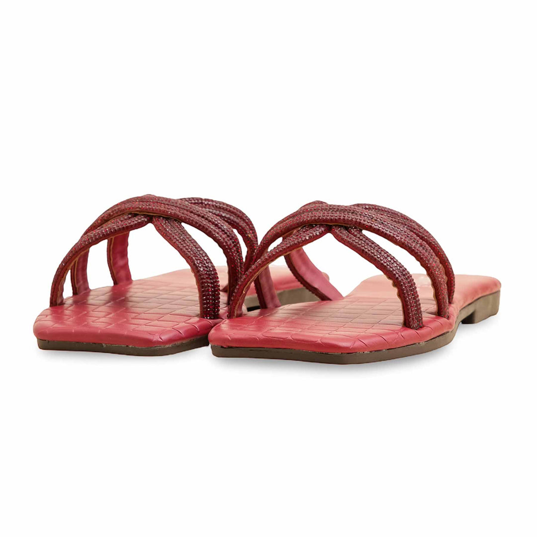 Maroon Casual Slipper CL2102