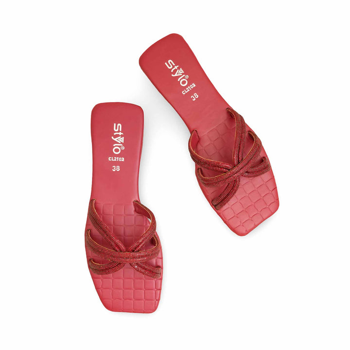 Maroon Casual Slipper CL2102