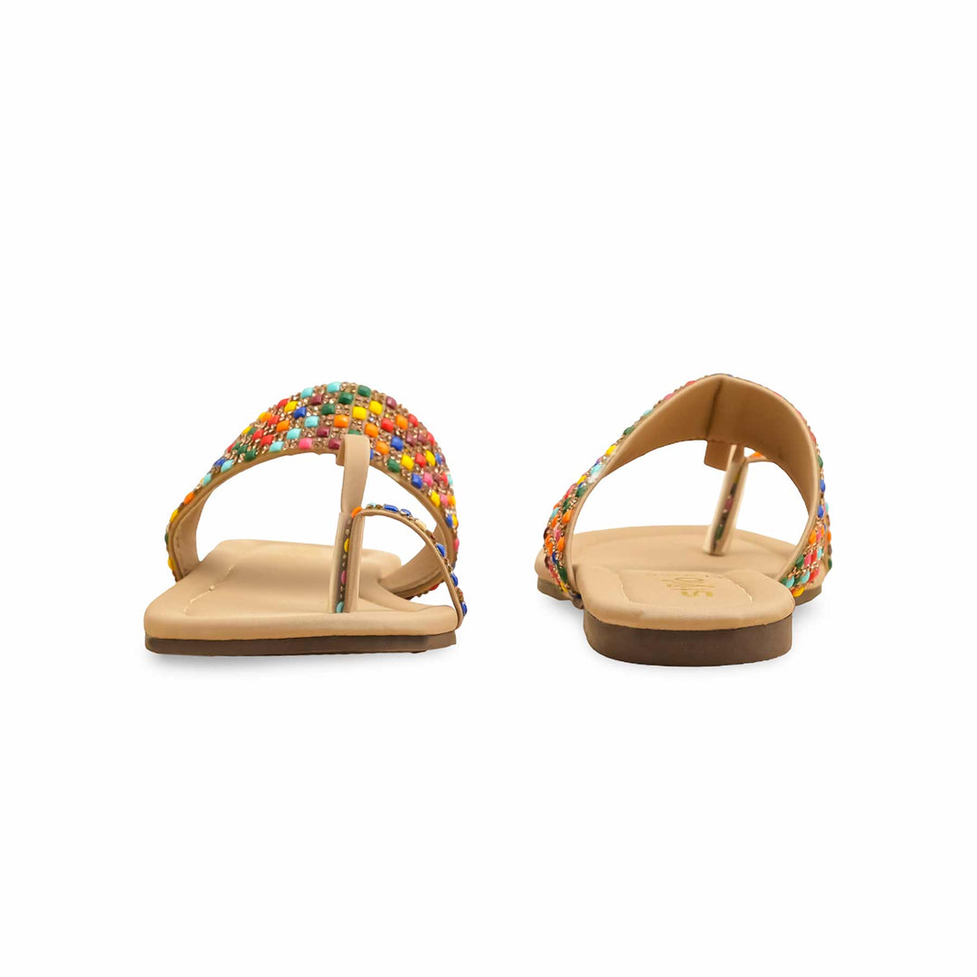 Beige Casual Chappal CL2105