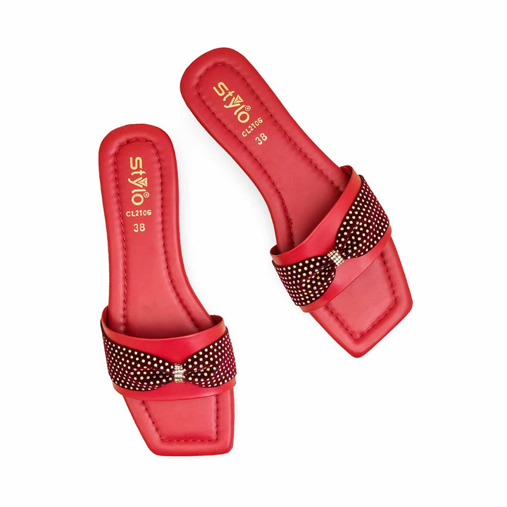 Maroon Casual Slipper For Ladies CL2106