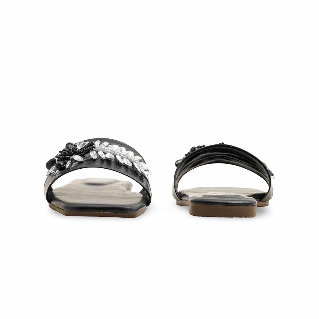 Black Casual Slipper CL2112