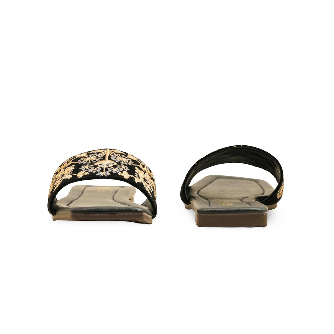 Black Casual Slipper CL2118