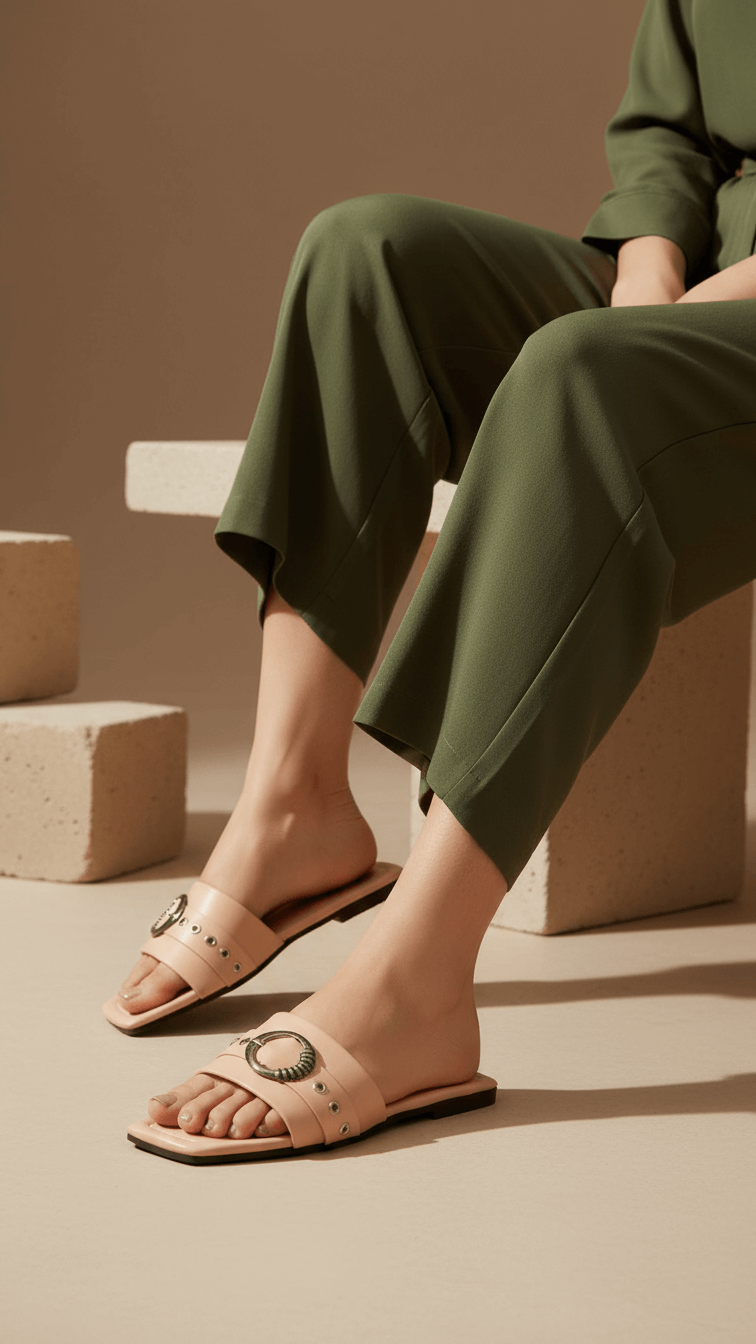 Pink Casual Slipper CL2120