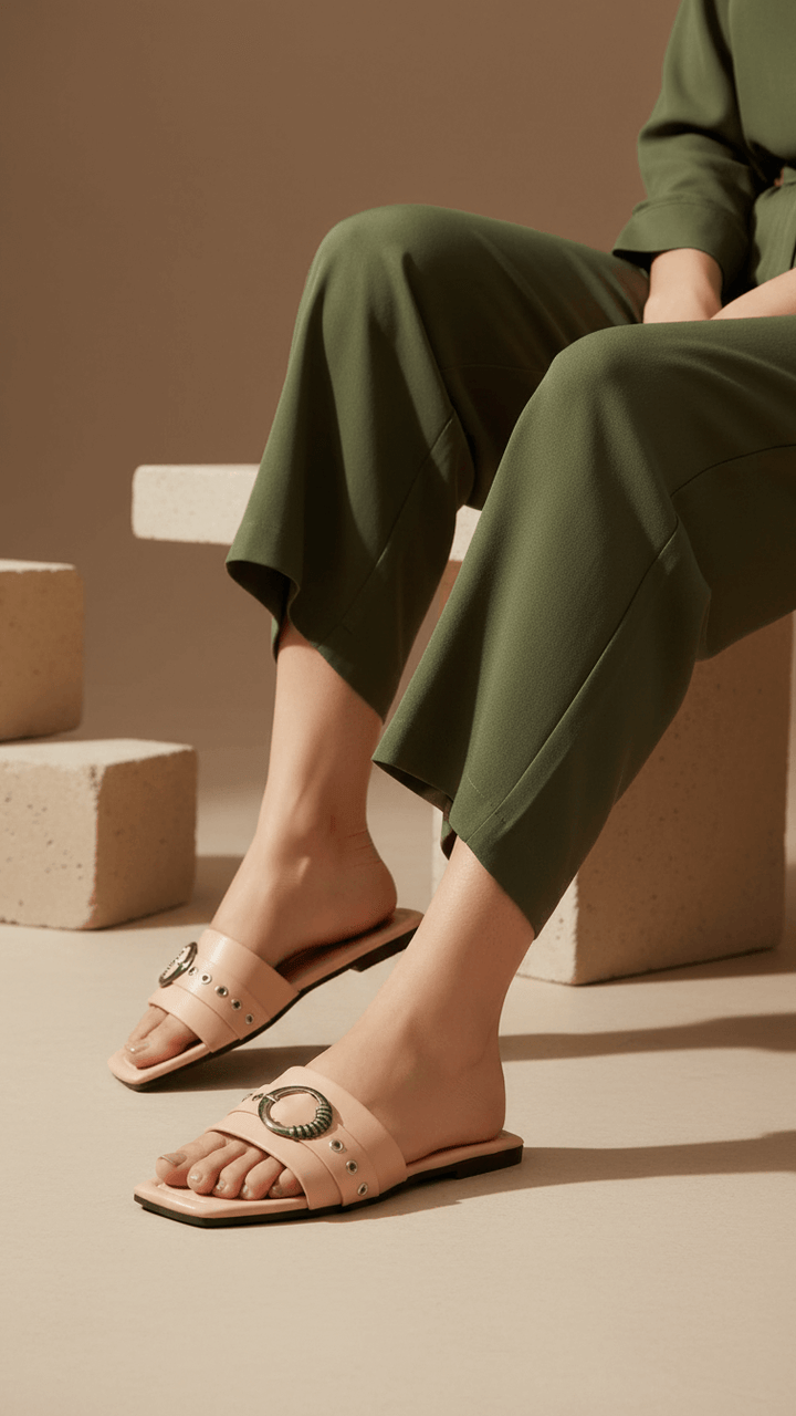 Pink Casual Slipper CL2120