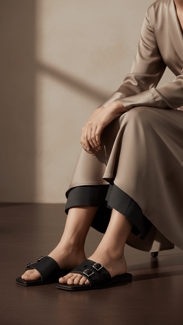 Black Casual Slipper CL2123