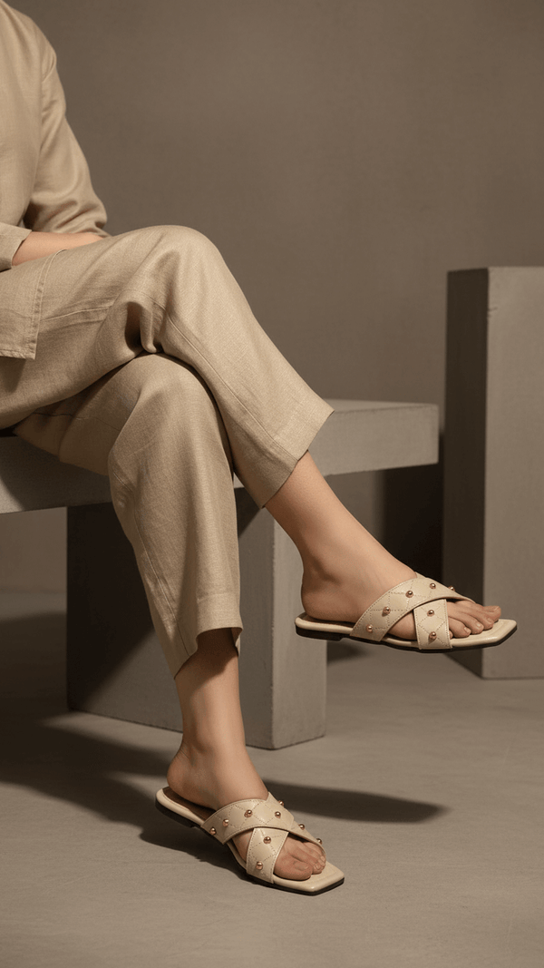 Cream Casual Slipper CL2124