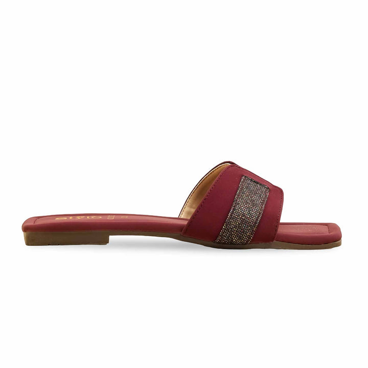 Maroon Casual Slipper For Ladies CL2125