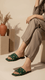Green Casual Slipper CL2126