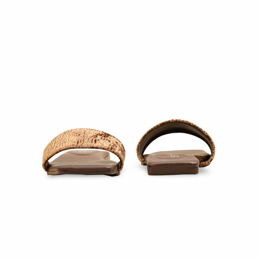 Brown Casual Slipper For Women CL2127