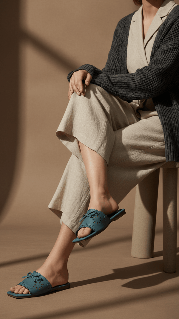 Blue Casual Slipper CL2129