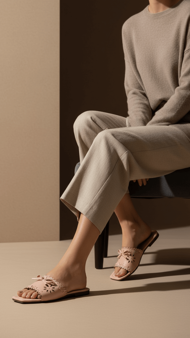 Pink Casual Slipper CL2129