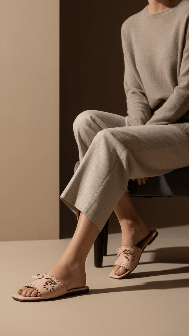 Pink Casual Slipper CL2129