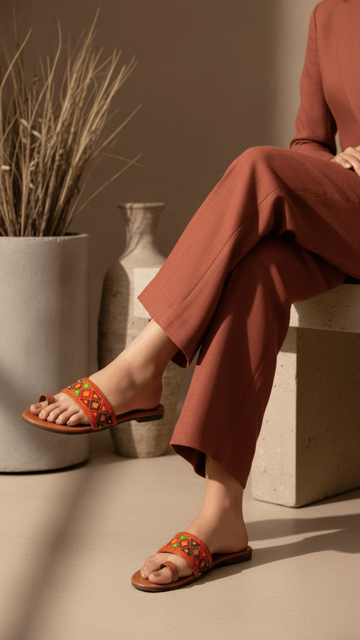 Mustard Casual Chappal For Women CL2134