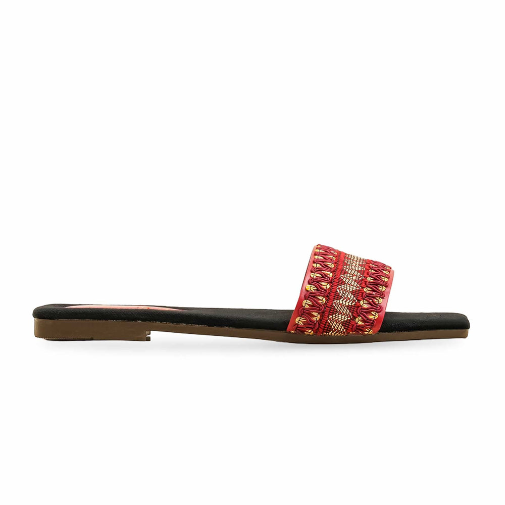 Maroon Casual Slipper CL2136