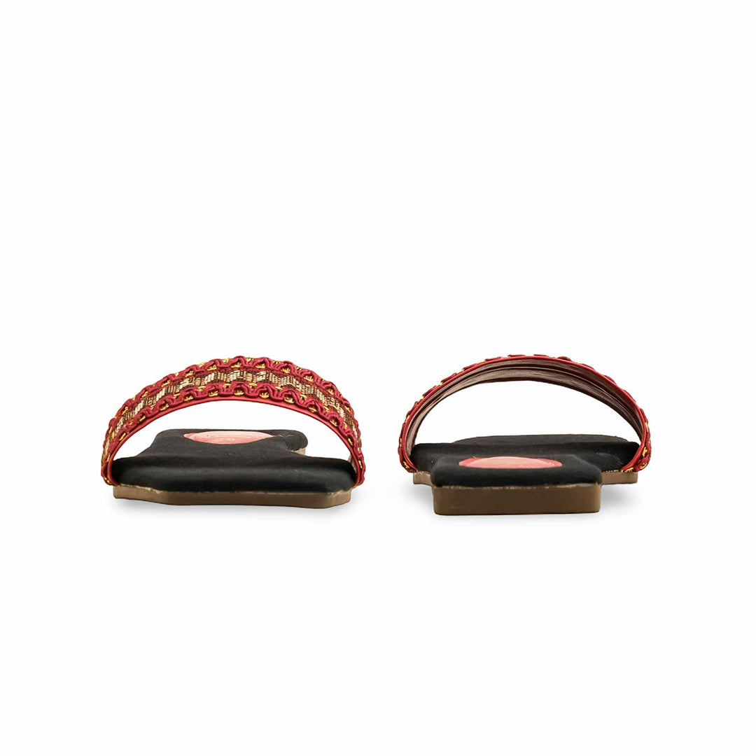 Maroon Casual Slipper CL2136