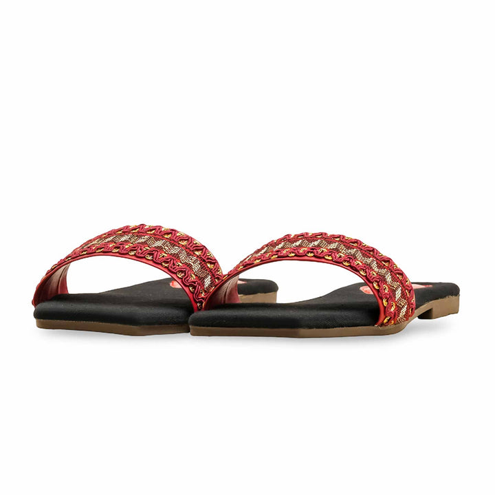 Maroon Casual Slipper CL2136