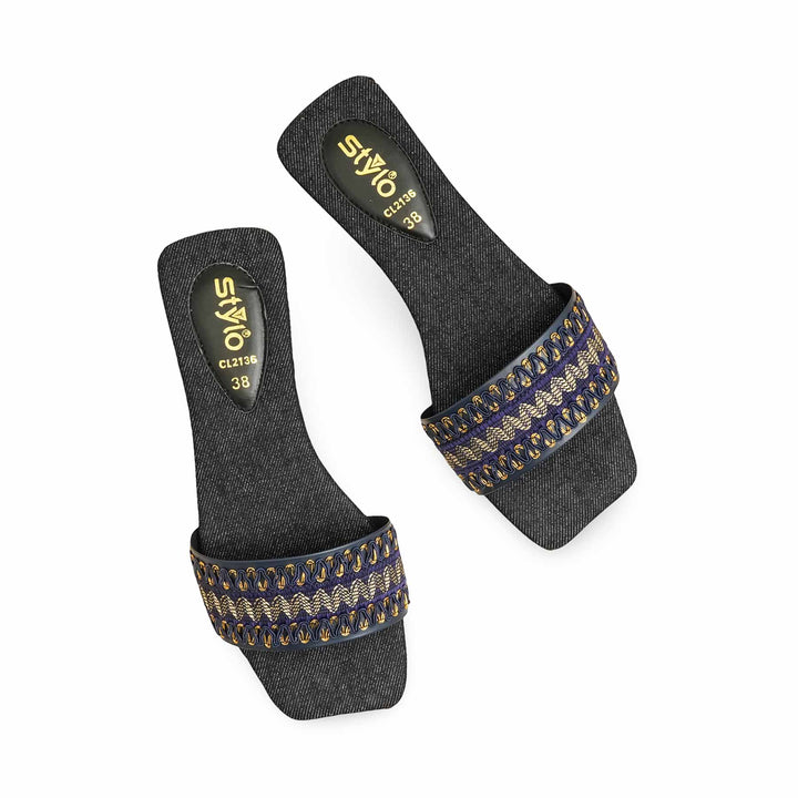 Navy Casual Slipper CL2136