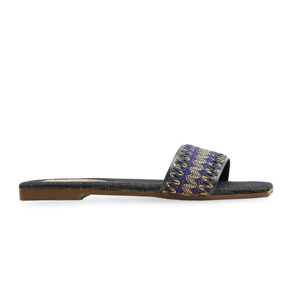 Navy Casual Slipper CL2136