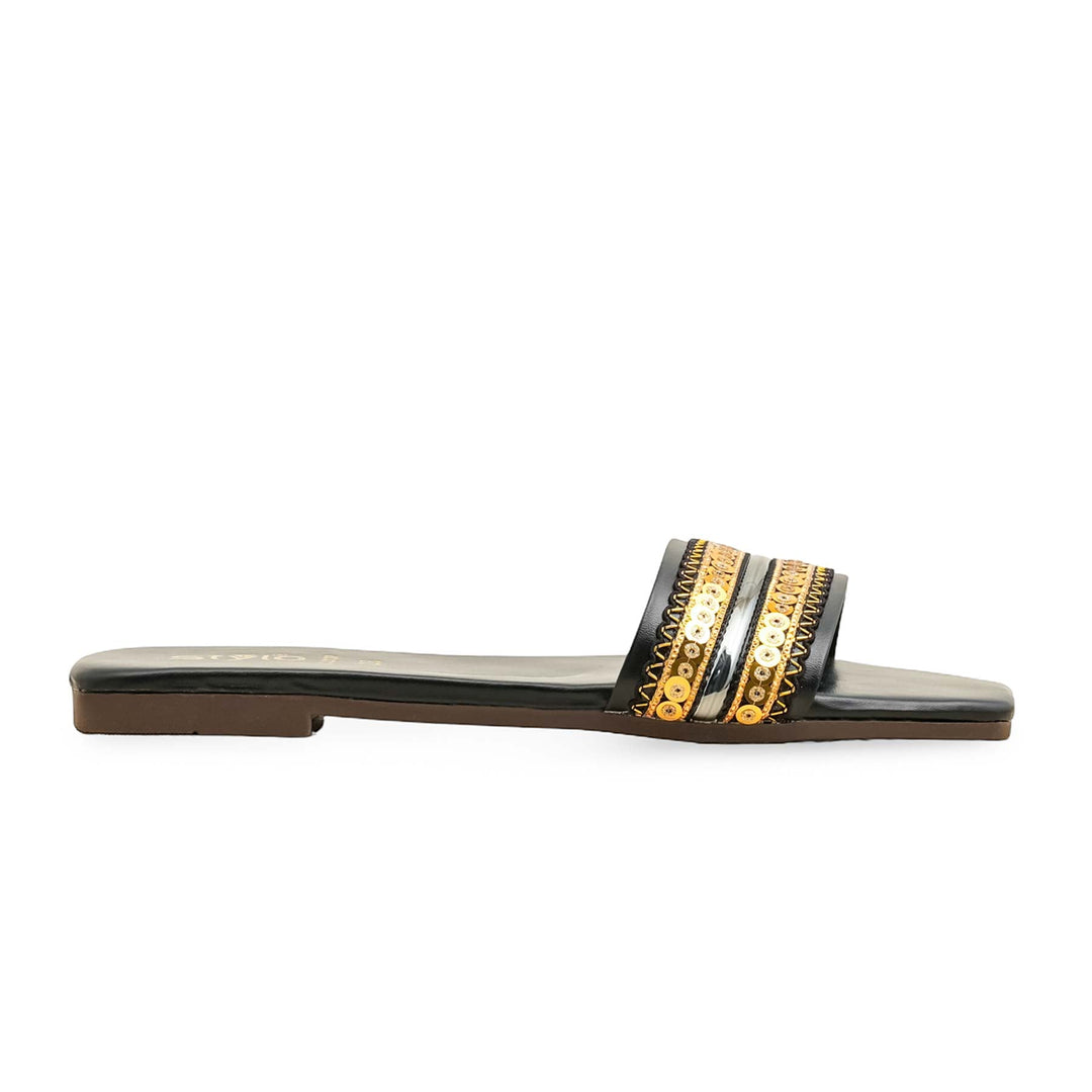 Black Casual Slipper CL2137