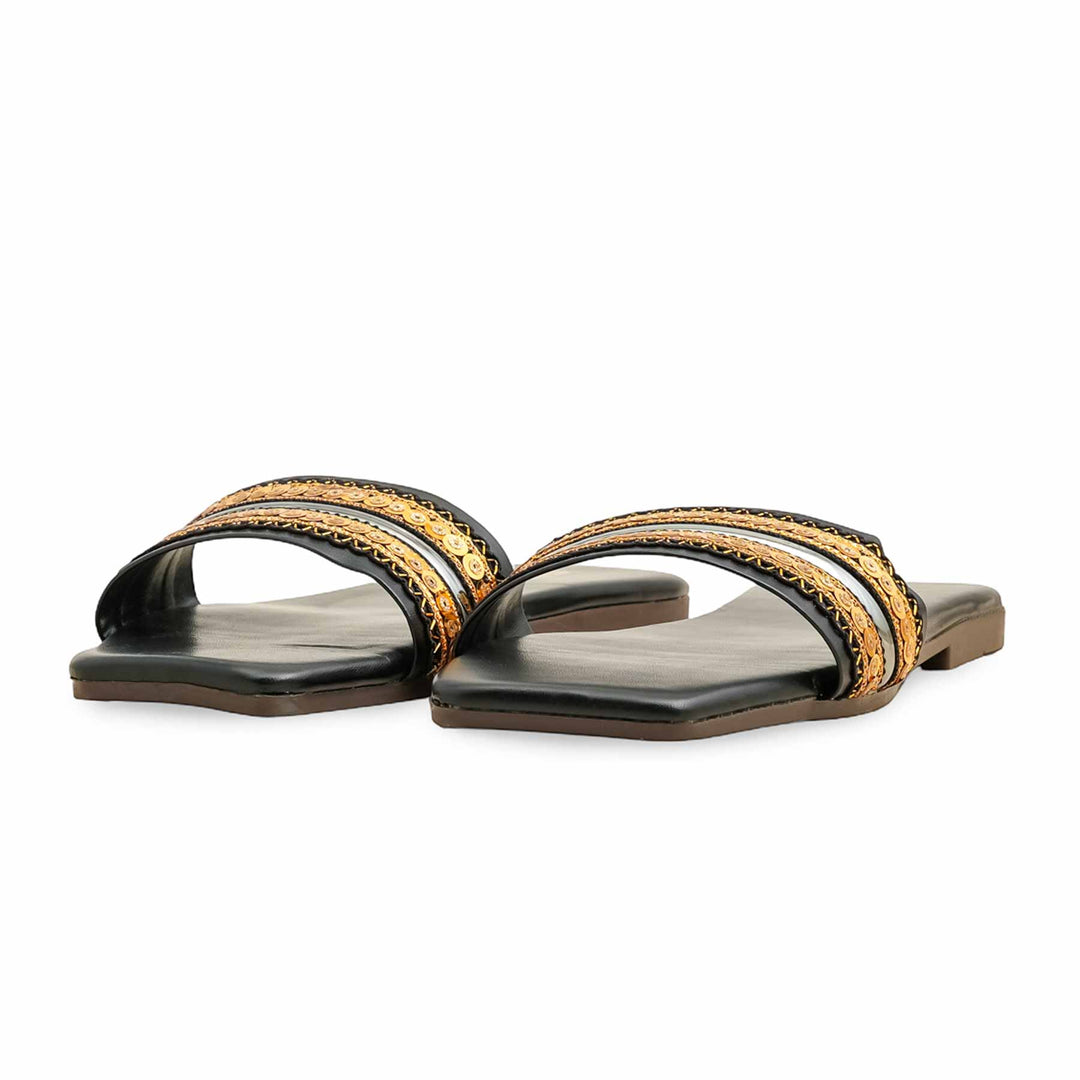 Black Casual Slipper CL2137