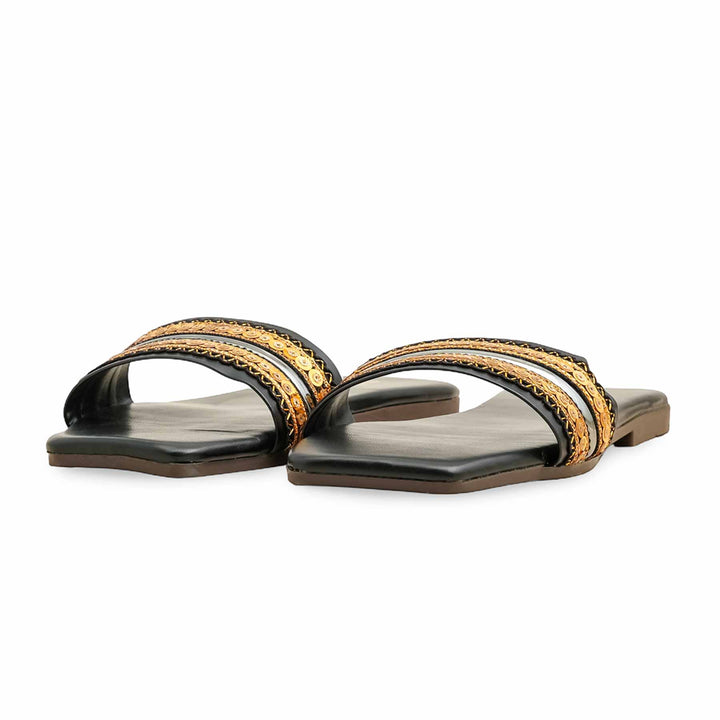 Black Casual Slipper CL2137