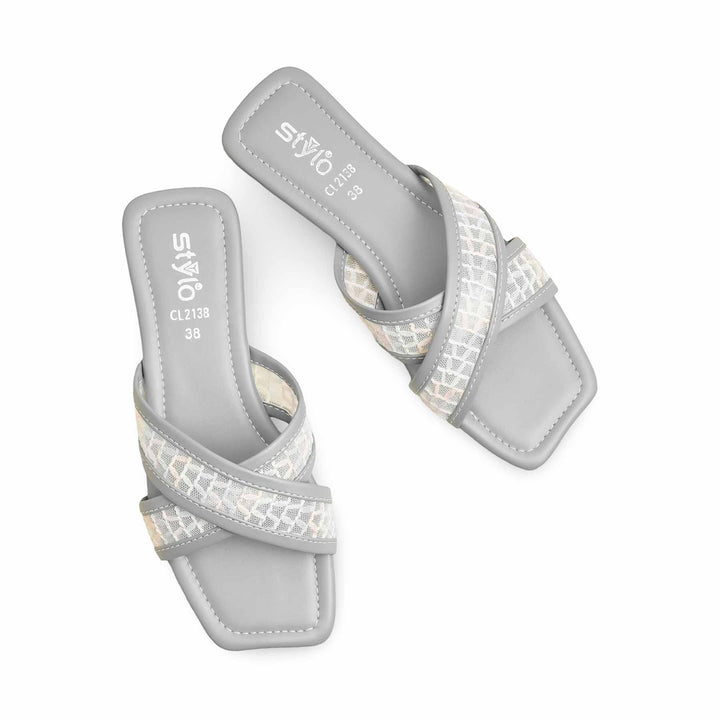 Grey Casual Slipper CL2138