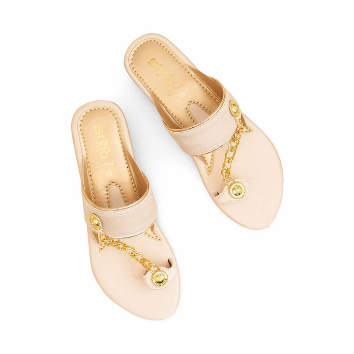 Fawn Casual Chappal For Ladies CL2140