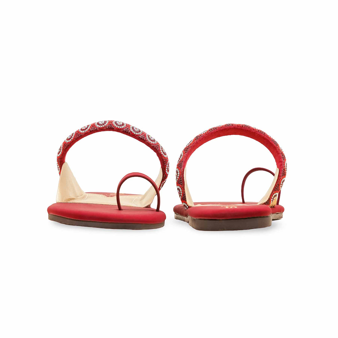 Maroon Casual Chappal For Ladies CL2142