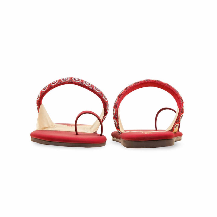 Maroon Casual Chappal For Ladies CL2142