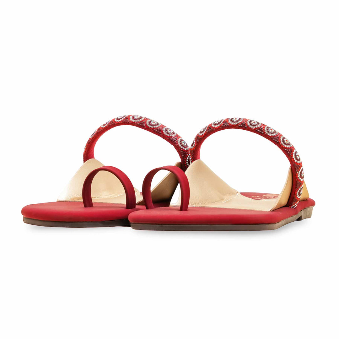 Maroon Casual Chappal For Ladies CL2142