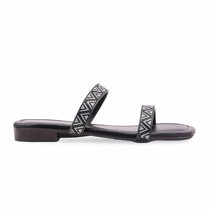 Black Casual Women Slipper CL2145