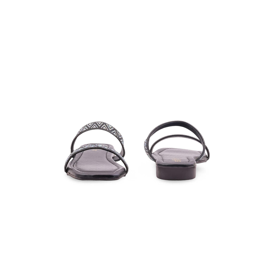 Black Casual Women Slipper CL2145