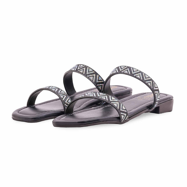 Black Casual Women Slipper CL2145