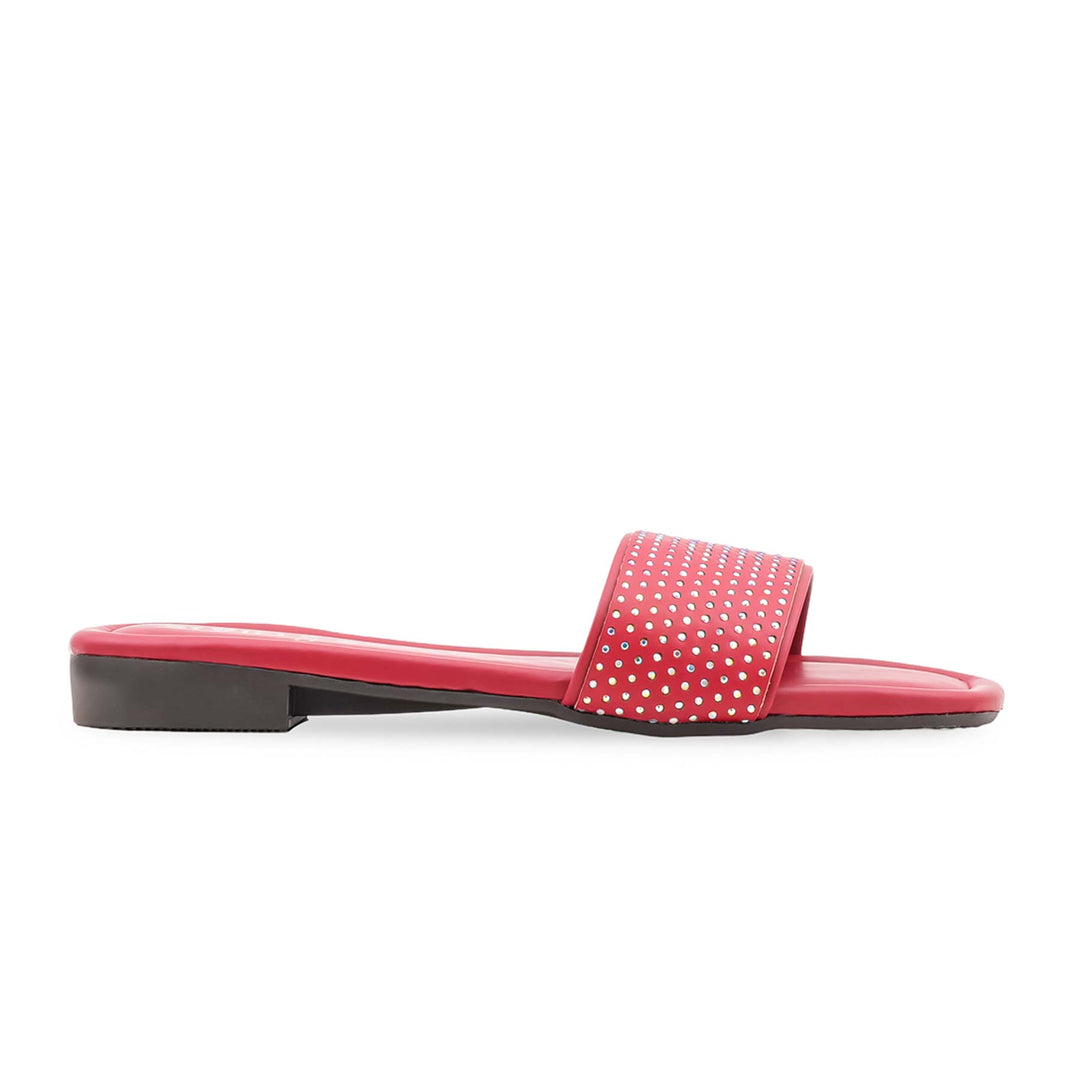 Maroon Casual Slipper For Women CL2146